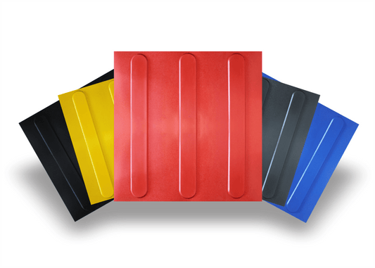 PISO TÁTIL DIRECIONAL EMBORRACHADO