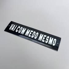 Placa Esmaltada Decorativa 20x5cm