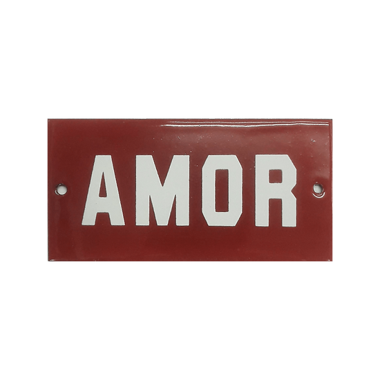 Placa Esmaltada Decor 10x5cm