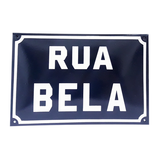 Placa Esmaltada Medindo 30x20cm